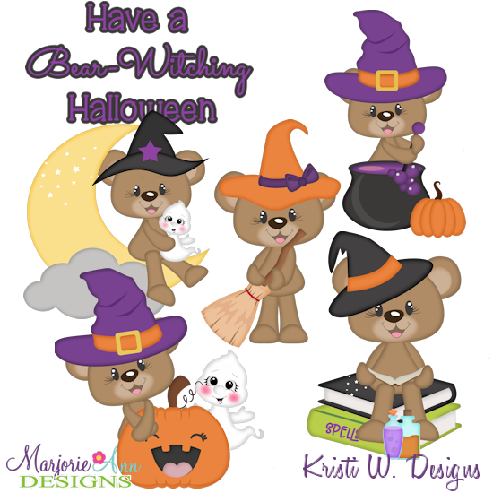 Witchy Bentley SVG Cutting Files + Clipart - Click Image to Close